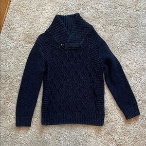 Cat & Jack’s Toddler Boys navy cable knit sweater Size 5T